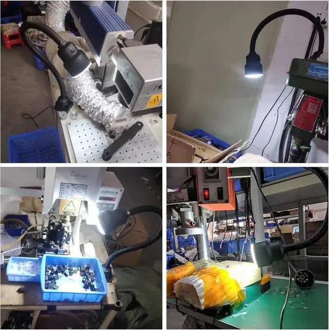 Alt view image 7 of 7 - Lathe Led Work Light Magnetic Gooseneck Lamp Mechanic Light Sewing Machine Lights IP66 Waterproof 1200 Lumens (ytm-30d-magnetic)