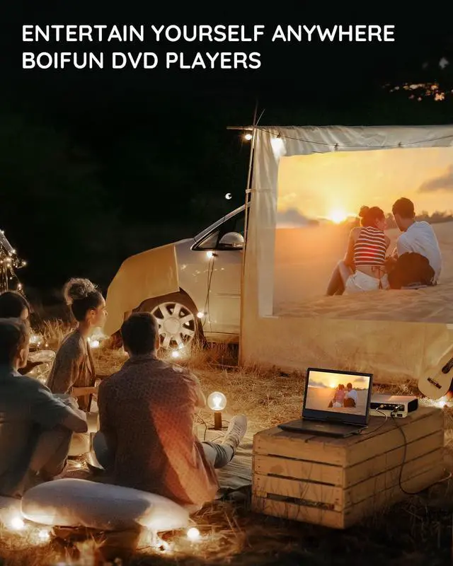 Alt view image 6 of 7 - 15.7" Portable DVD Player with 14.1" Large HD Screen, 6 Hrs Battery | For Road Trips & Family Travel, Rechargeable, Sync to TV, USB & SD Card, Multiple Disc Formats, High Volume Speaker