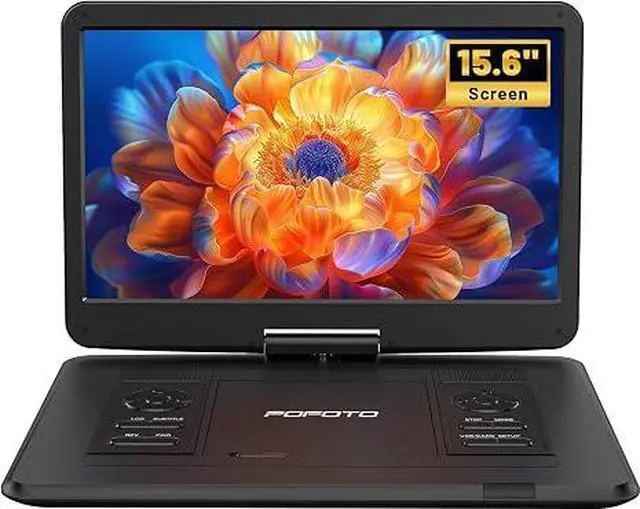 Main image of 17.5 Portable DVD Player with 15.6 Large HD Screen-Black | 6 Hours Rechargeable Battery, Dual Speakers, Region Free, Remote Control, Support Multi-Format Sync TV, USB/SD