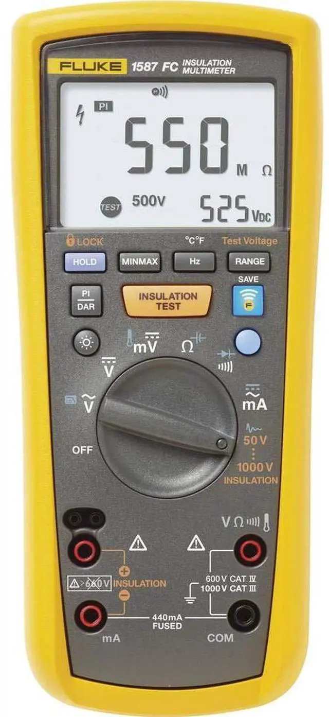 Alt view image 2 of 3 - FLUKE 1587/MDT FC 2-in-1 Adv Motor & Drive Kit W/9040, I400