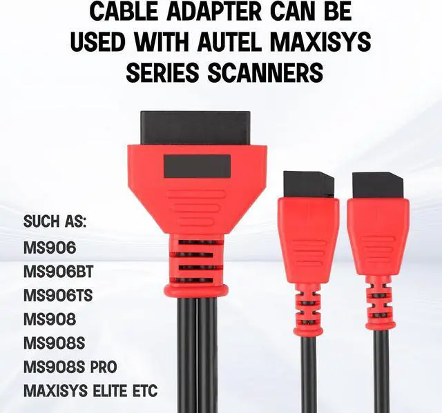 Alt view image 5 of 7 - 12+8 Cable for Chrysler, OBDII Gateway Bypass Cable for FCA SGW Vehicles | Compatible with Chrysler SGW Equipped FCA Vehicles for Diagnostic, Fit for Scanners MK808 MK808S MX808 MS906 Pro MS908S