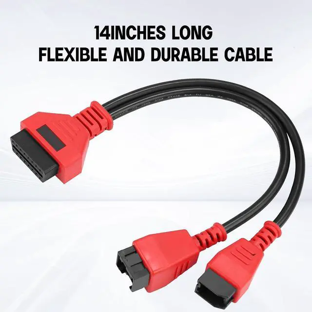 Alt view image 7 of 7 - 12+8 Cable for Chrysler, OBDII Gateway Bypass Cable for FCA SGW Vehicles | Compatible with Chrysler SGW Equipped FCA Vehicles for Diagnostic, Fit for Scanners MK808 MK808S MX808 MS906 Pro MS908S