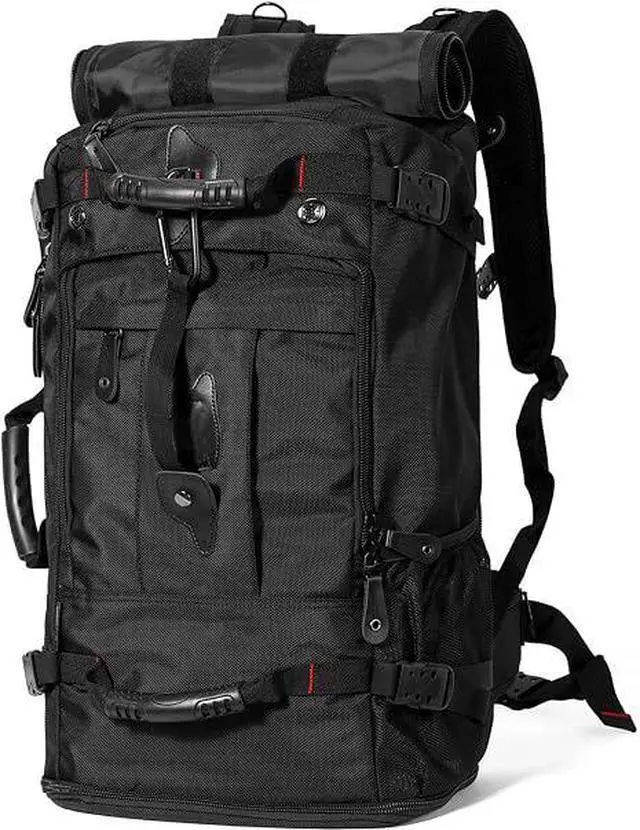 Main image of Large Capacity For Travel Hiking Sports Carry On Backpack Durable Convertible Duffle Bag Laptop airplane (black, 60L-Large)