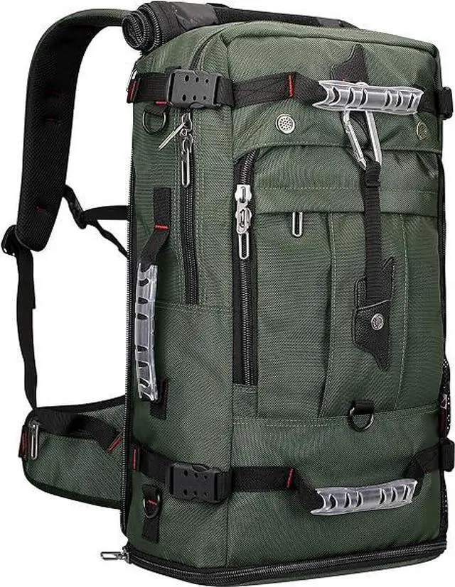 Main image of Travel Backpack for Men Duffle Luggage Bag with USB Charging Port | Carry on Fits 17 Inch Laptop Airline Approved, Shoe Compartment, For Weekend Getaway, Overnight Trip, B681 Army Green