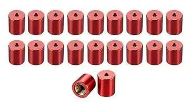 Main image of Refrigerant Locking Caps 20PK, 1/4 Inch Tamper Resistant AC Valve Port Cap | for HVAC Systems, Locking End Cap for R22 Refrigerant, Universal Fit for Most Air Conditioner Brands