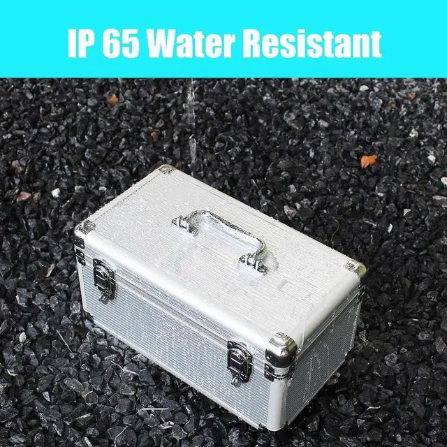 Alt view image 6 of 7 - 14-Slot Storage Box for 2.5/3.5 Inch Internal Hard Disk, Portable Design for Carrying and Transportation, IP65 Water Resistant, HDD Organizer and Protective Box