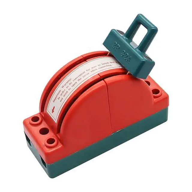 Alt view image 6 of 7 - Disconnect Knife Switch 32A 220V 2 Pole Double Throw DPDT Power Disconnect Switch HK11-2P-32