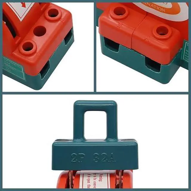Alt view image 7 of 7 - Disconnect Knife Switch 32A 220V 2 Pole Double Throw DPDT Power Disconnect Switch HK11-2P-32