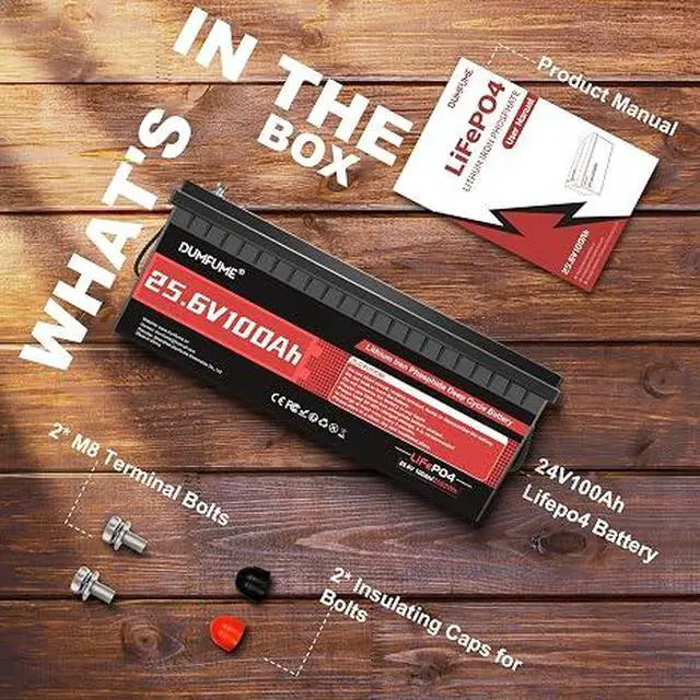 Alt view image 3 of 7 - 24V 100Ah LiFePO4 Battery Built-in 100A BMS
24V Lithium Battery,Low Temperature Protection,2560W Power Output,15000+ Deep Cycles for RV,Marine,Solar,Off-Grid Systems