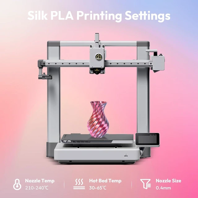 Alt view image 3 of 7 - Silk PLA 3D Printer Filament Bundle, Shiny Silkverse 4 Colors in 1 Filament 1.75mm Pack Multi Color from 4 Angles, 4×200g