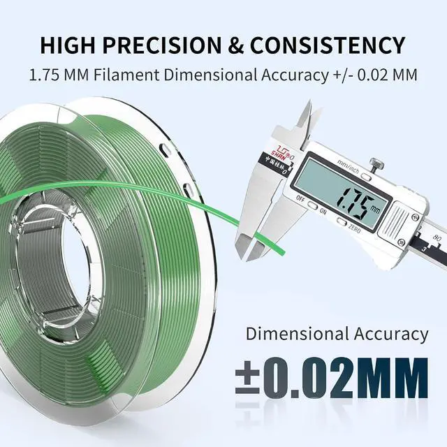 Alt view image 6 of 7 - 250gx8 Silk PLA Filament Bundle 1.75mm 3D Printer Filaments, 8 Colors 250g Spool, Black/White/Silver/Green Bronze/Gemstone Blue/Christmas Green/Red Bronze/Yellow