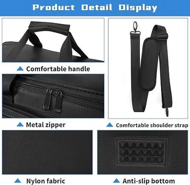 Alt view image 5 of 7 - Extra Large Travel Gig Band Cable File Bag 30"x11"x14.5" Dividers
With Separate Bags,DJ Cord Organizer Case for Laptop,DJ Gear,Sound Instrument and Musician Accessories