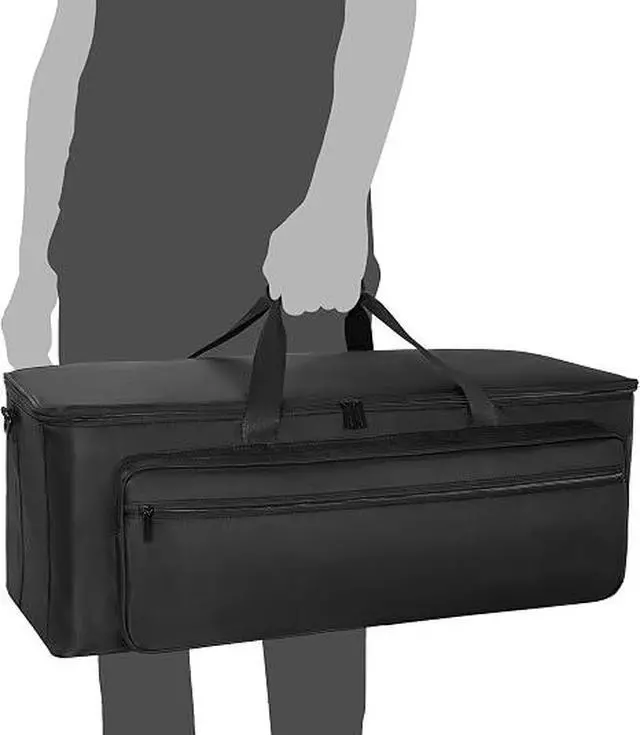 Alt view image 7 of 7 - Extra Large Travel Gig Band Cable File Bag 30"x11"x14.5" Dividers
With Separate Bags,DJ Cord Organizer Case for Laptop,DJ Gear,Sound Instrument and Musician Accessories