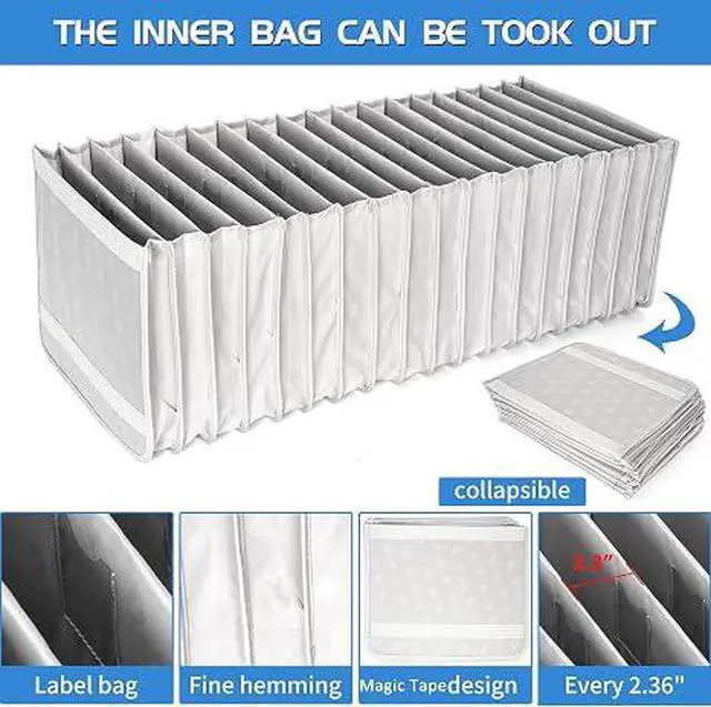 Alt view image 4 of 7 - Extra Large Travel Gig Band Cable File Bag 30"x11"x14.5" Dividers
With Separate Bags,DJ Cord Organizer Case for Laptop,DJ Gear,Sound Instrument and Musician Accessories