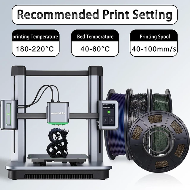 Alt view image 4 of 7 - 3D Printer Filament Galaxy PLA Filament 1.75mm, 3D Printing Filament Bundle, Multi Color PLA Filament Glitter 250g X 4 Color Pack