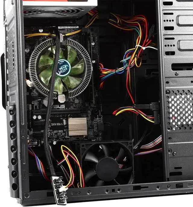 Alt view image 5 of 5 - PWM Fan Hub Cable 2-Pack 4Pin Computer CPU Case Fan Splitter Hub 5 Port Fan Hub for 3Pin Computer PC Case Fan 4Pin PWM Fan ITX Mining Rig Frame Case