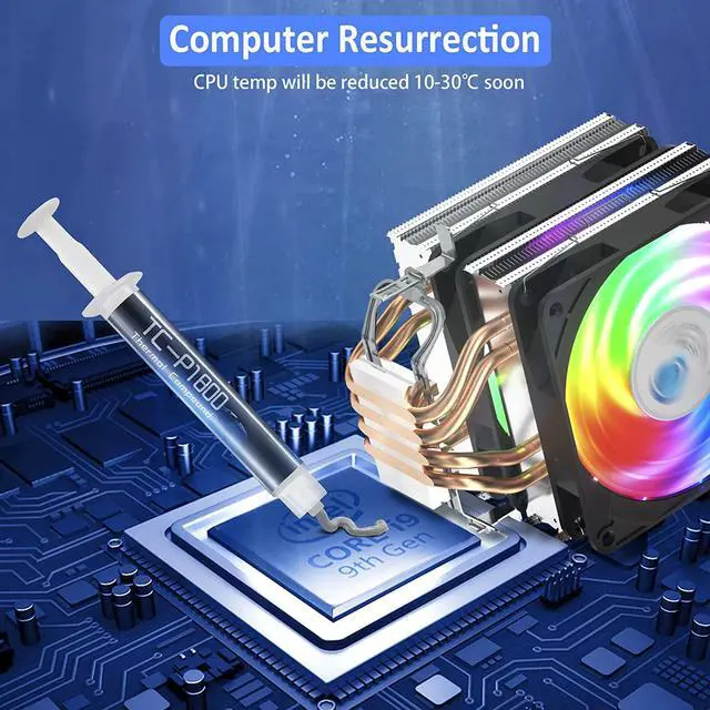 Alt view image 5 of 7 - PANO-MOUNTS 3g Thermal Paste (18W/m·K) - High-Performance CPU/GPU Thermal Grease Compound for PC, Laptop, PS5, Graphics Cards - Heat Sink Compound & Thermal Paste for Processors