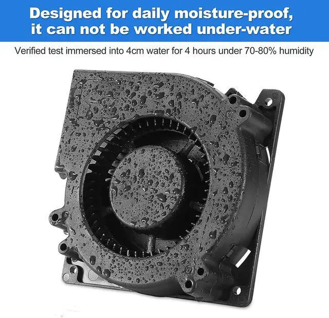 Alt view image 2 of 6 - PANO-MOUNTS 120mm 5V USB Powered Blower Fan with Speed Controller 120mm x 32mm 4.72inch Moisture-Proof Brushless Cooling Fan for Inflatables Refrigerator 1300-2000RPM