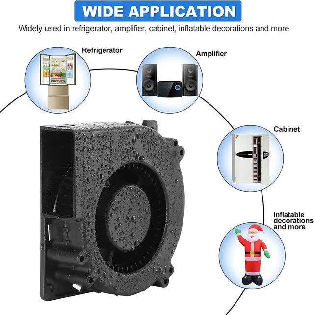 Alt view image 5 of 6 - PANO-MOUNTS 120mm 5V USB Powered Blower Fan with Speed Controller 120mm x 32mm 4.72inch Moisture-Proof Brushless Cooling Fan for Inflatables Refrigerator 1300-2000RPM