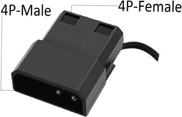 Alt view image 2 of 6 - 120x38mm PC Computer Fan DC 12V D Type 4Pin Cooling Fan High Speed Brushless Exhaust Fan For Computer Case 3500RPM 148CFM