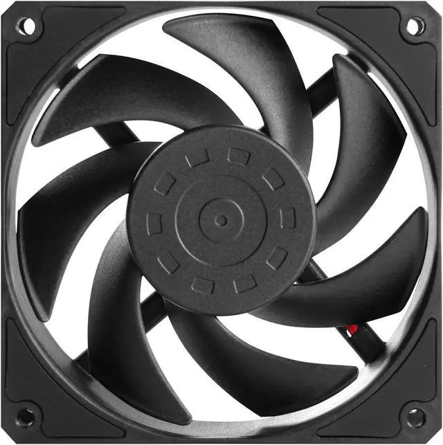Alt view image 2 of 7 - 120mm Case Fan Premium Magnetic Levitation High-Performance 4-Pin PWM 12025 PC Computer Cooling Fan High Speed 600- 3000RPM Black