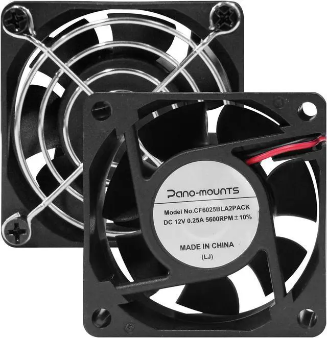 Main image of 60mm 12V DC Cooling Fan High Airflow 60mmx25mm 12V 2Pin Amp Fans for Car Audio Vent Cooling Fan Low Noise 5600RPM 2-Pack