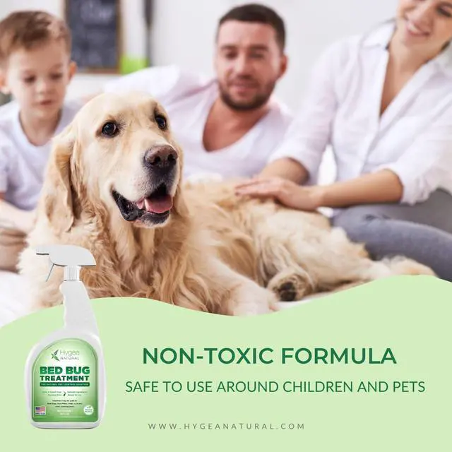 Alt view image 4 of 7 - Hygea Natural Bed Bug, Mites and Lice DIY Extermination Kit - Non-Toxic, Odorless, Safe for children and pets, Non-Staining, Usable on All water safe surfaces - Includes bed bug spray and 128oz Refill