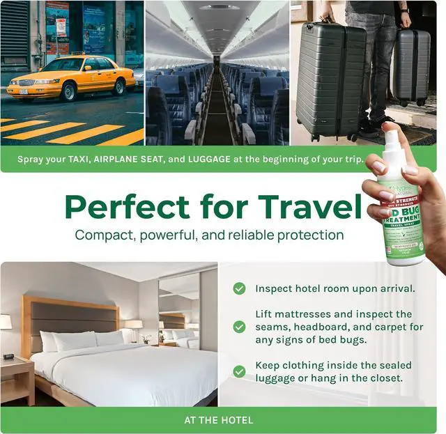 Alt view image 3 of 7 - Hygea Natural Extra Strength Lice and Bed Bug DIY Kit- Non-Toxic, Odorless, Safe for children and pets, All water safe surfaces - Includes Bed Bug Spray and Bed Bug Travel Spray TSA approved size