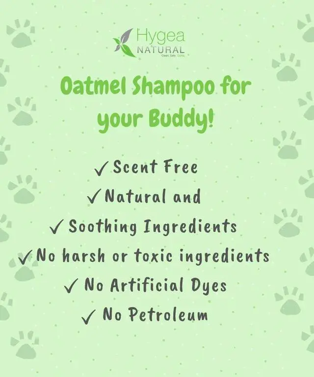 Alt view image 5 of 6 - Hygea Natural Buddy Dog Shampoo - Nourishing Pet Shampoo for Dogs Oatmeal Formula with Aloe and Vitamin E  Natural Ingredients, 16 oz