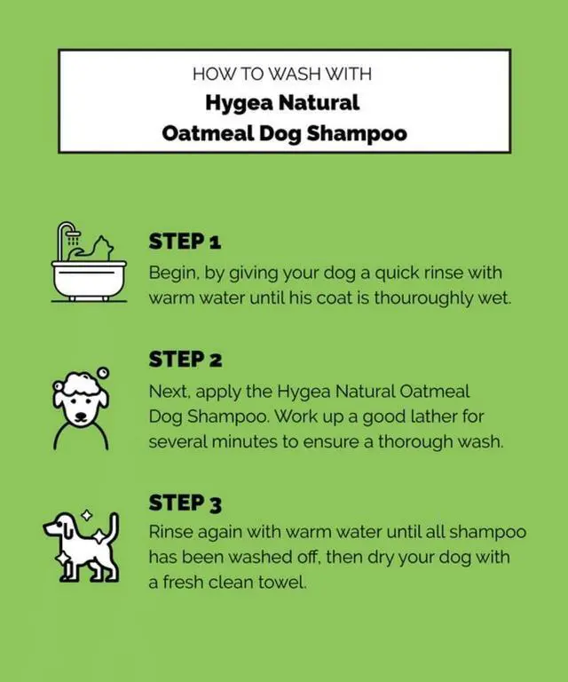 Alt view image 6 of 6 - Hygea Natural Buddy Dog Shampoo - Nourishing Pet Shampoo for Dogs Oatmeal Formula with Aloe and Vitamin E  Natural Ingredients, 16 oz