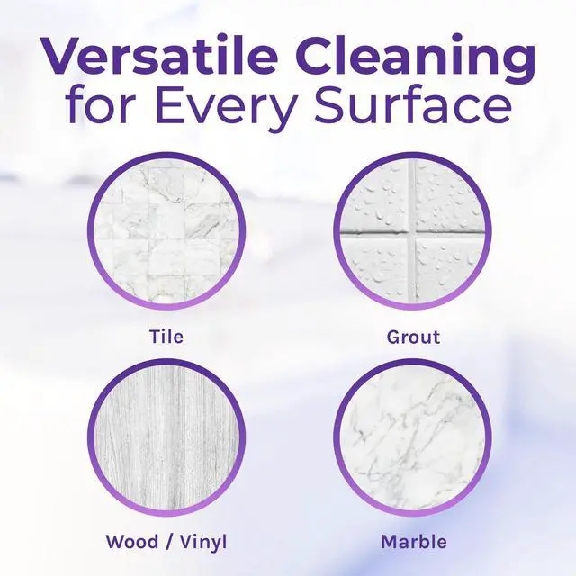 Alt view image 5 of 6 - Hygea Natural Magic Finish Natural Enzyme-Based no rinse Floor Cleaner eats away grease buildup in tile and grout- Biodegradable formula Ready to use 24oz Spray + Refill