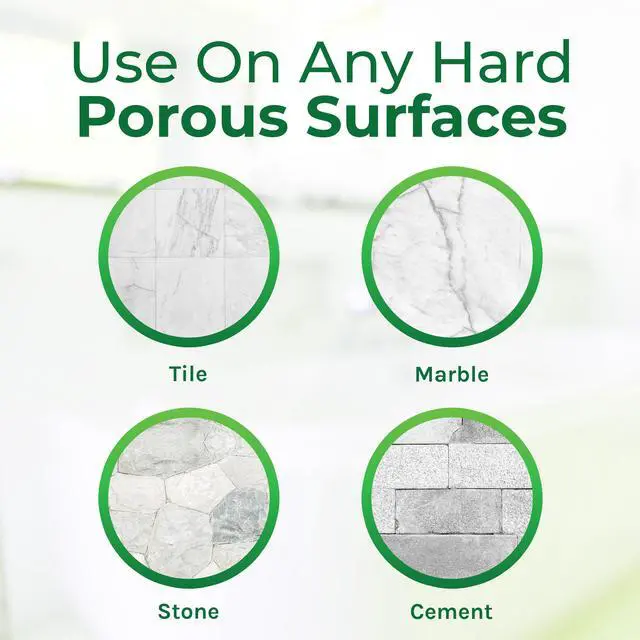 Alt view image 5 of 7 - Hygea Natural Tough Action Tile & Grout Deep Cleaning - Removes Dirt & Scum without Harsh Chemicals - Cleans and Conditions Stone without Residue - Biodegradable -(Concentrated) (128 oz gallon)