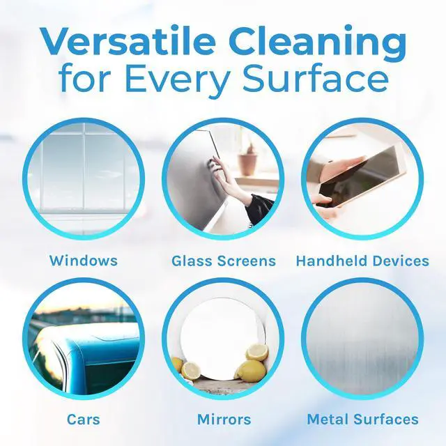 Alt view image 5 of 6 - Hygea Natural Clean 'n' Bright - Glass Cleaner Spray - Streak-Free Window Cleaning Foam - Eyeglass, Window & Mirrors Cleaning Supplies - Safe & Fast with Non-Toxic Ingredients and Ammonia Free 24oz