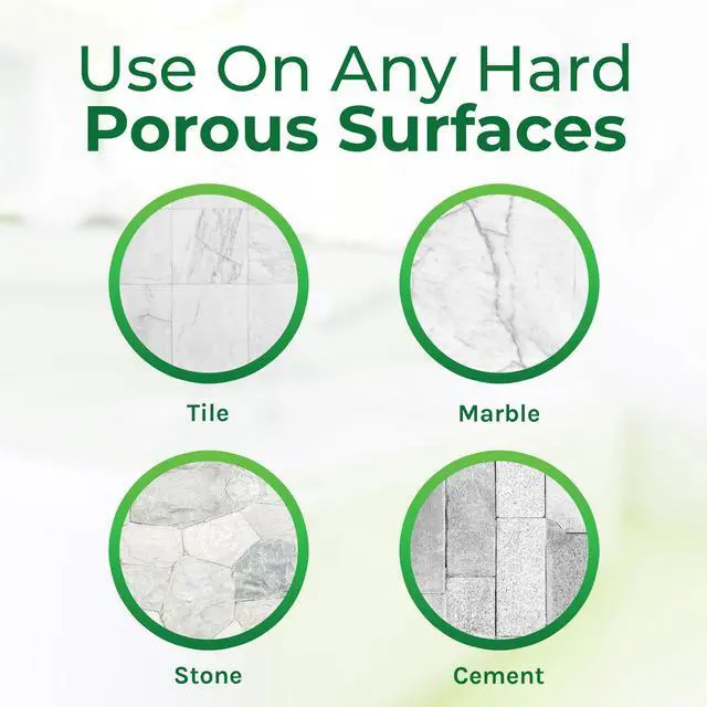 Alt view image 5 of 6 - Hygea Natural Tough Action Tile & Grout Deep Cleaning - Removes Dirt & Scum without Harsh Chemicals -Cleans and Conditions Stone without Residue - Biodegradable & Phosphate Free (Ready to Use) (24 oz)