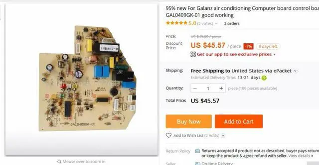 Main image of FOR Computer board control board GAL0409GK-01 part