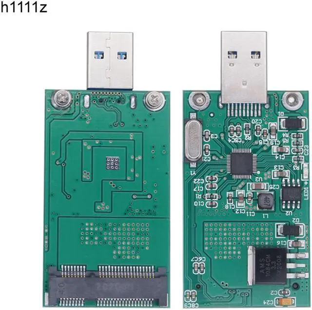 Main image of OIAGLH mSATA USB Adapter mSATA SSD Adapter Converter Card mSATA to USB 3.0 Riser Board 6G Mini m-SATA SSD Case for 512GB 1TB m-SATA SSD