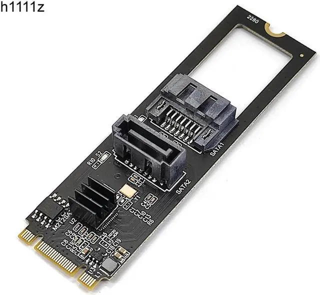 Main image of OIAGLH M2 NGFF NVME to SATA 3.0 6G Expansion Card M.2 Key-M PCIE NVME to SATA Hard Disk Drive Converter Riser Card JMB582 PCIE 3.0 Chip