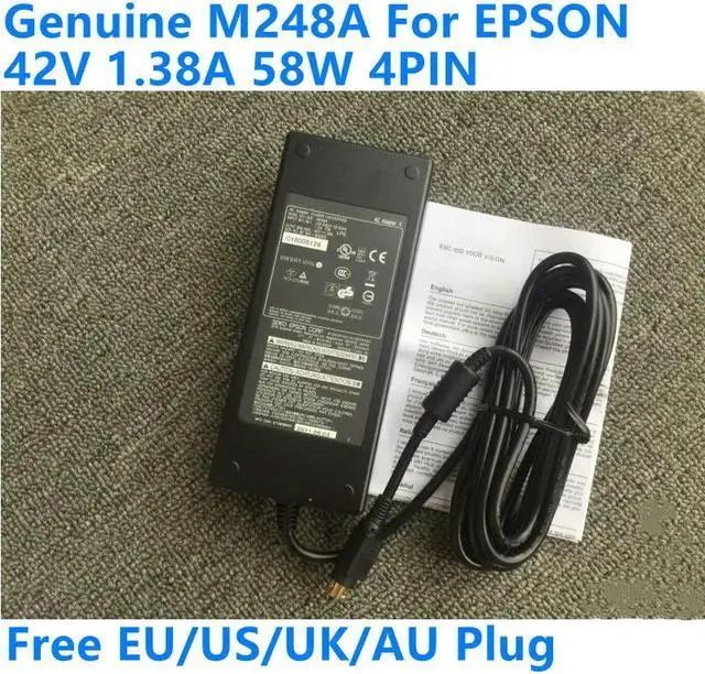 Main image of OIAGLH M248A 42V 1.38A 58W 4PIN AC Adapter Power Supply For TM-C3520 C3400 C3500 M832 Power Supply Charger