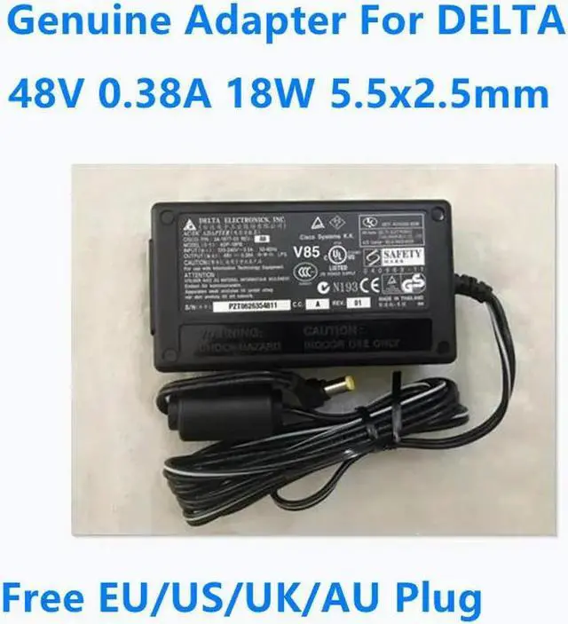 Main image of OIAGLH 48V 0.38A 18W DELTA ADP-18PB PSA18U-480C 34-1977-02 34-1977-03 A0 AC Adapter For AP IP Phone Power Supply Charger