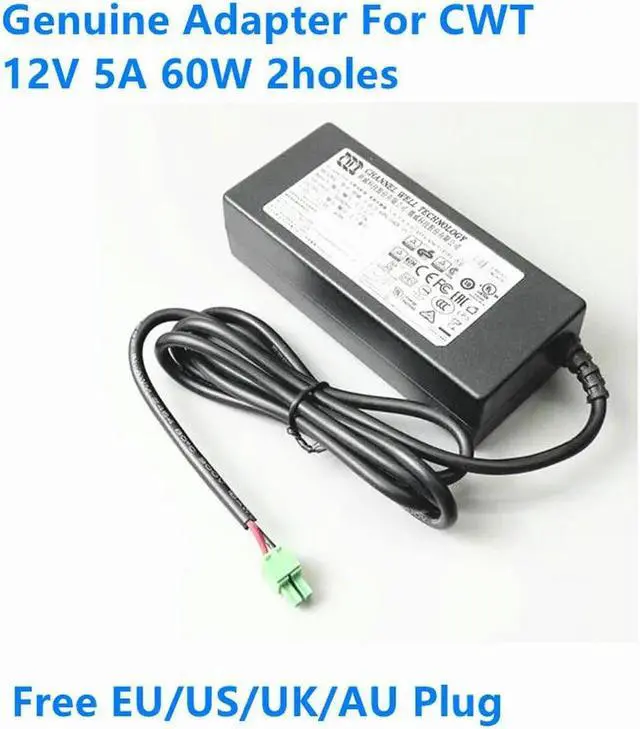 Main image of OIAGLH 12V 5A 60W 2holes AC Adapter For CWT KPL-060F-VI KPL-060F 2PIN Camera Power Supply Charger