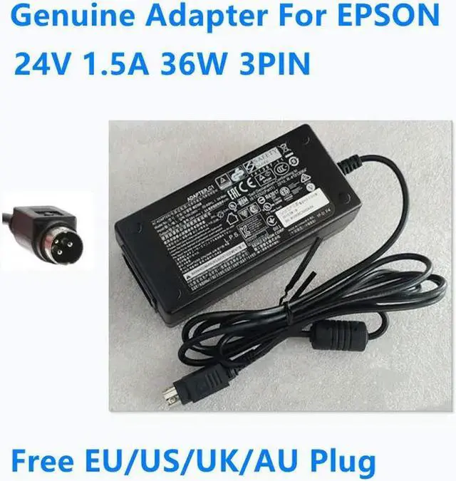 Main image of OIAGLH 24V 1.5A 36W 3PIN M235B M235A AC Adapter For DA-36E24 TM-U220 TM-T88II SCANNER Printer Power Supply Charger
