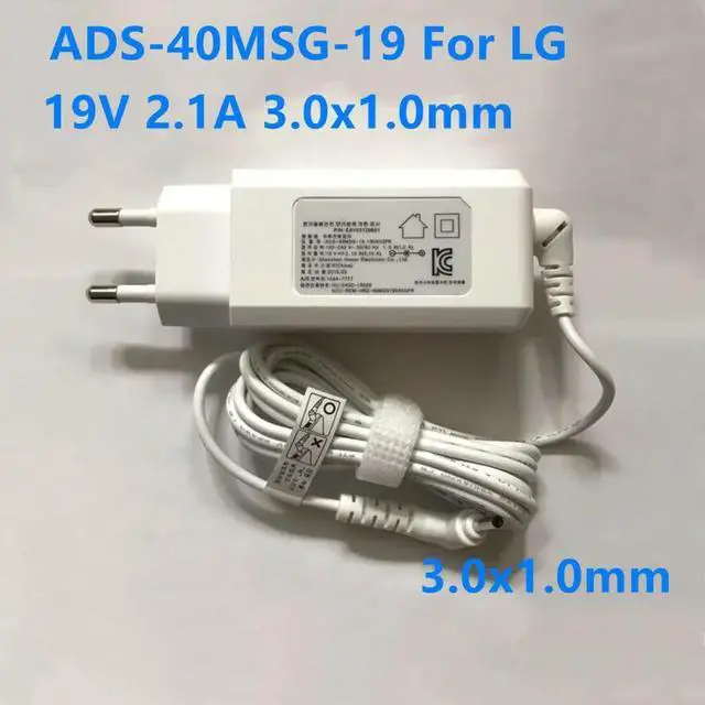 Main image of OIAGLH ADS-40MSG-19 19040GPK 19V 2.1A 40W 3.0X1.0mm WA-40G19FS AC Adapter For GRAM 14Z950 15Z970 Laptop Power Supply Charger