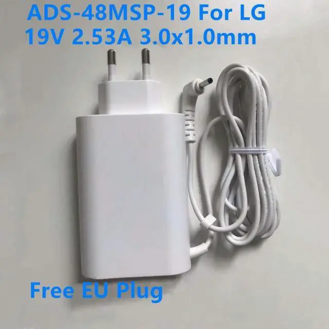 Main image of OIAGLH AC Adapter Charger For ADS-48MSP-19 19V 2.53A 48W WA-48B19FS DA-48F19 Power Supply For GRAM 15Z970 14Z980C Laptop