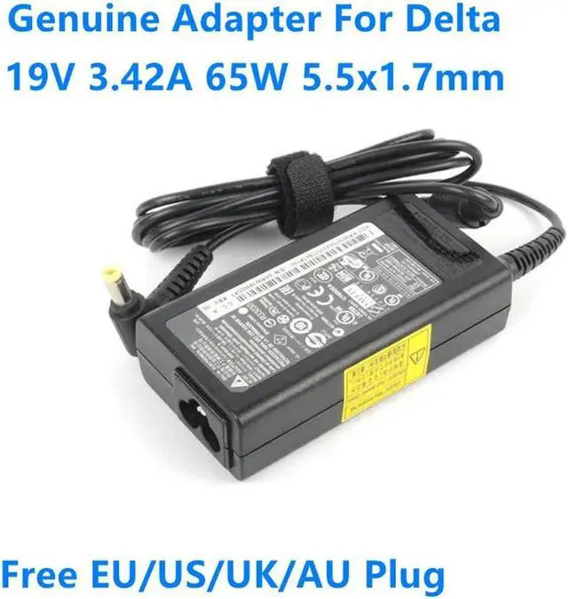 Main image of OIAGLH 19V 3.42A 65W DELTA ADP-65VH D ADP-65VH F ADP-65JH DB Power Supply AC Adapter For S3-951 V5-573 Laptop Charger