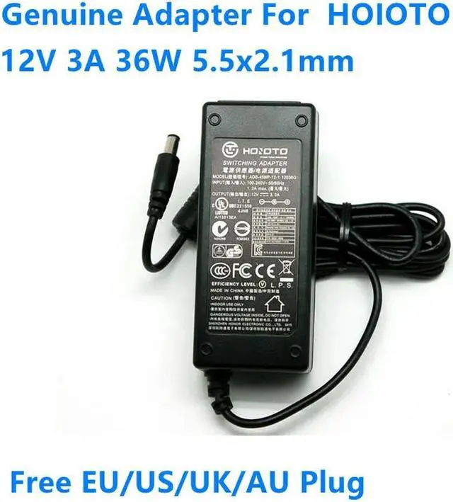 Main image of OIAGLH 12V 3A 36W ADS-45NP-12-1 ADS-65LSI-12-1 12036G Power Supply AC Adapter For Monitoring Video Recorder