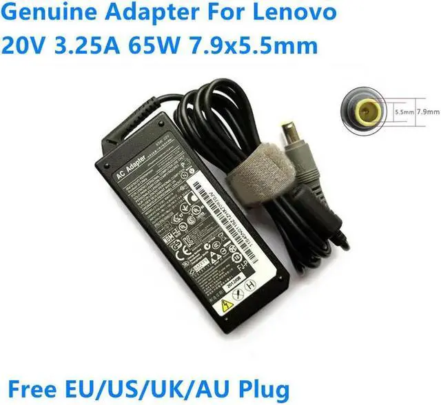 Main image of OIAGLH 20V 3.25A 65W 45N0119 42T4416 92P1154 Power Supply AC Adapter For Laptop Charger