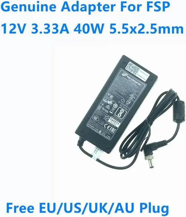 Main image of OIAGLH 12V 3.33A 40W 5.5x2.5mm FSP040-RHAN2 FSP040-DGAA1 Power Supply AC Adapter For Monitor Laptop Charger