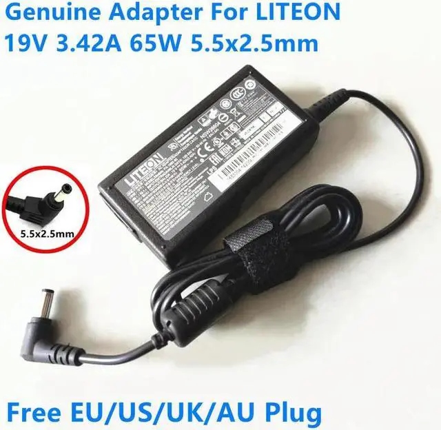 Main image of OIAGLH 19V 3.42A 65W 5.5x2.5mm LITEON PA-1650-90 PA-1650-02 AC Adapter For X54H X54C A45VS A52 Laptop Power Supply Charger