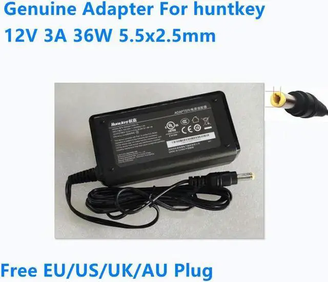 Main image of OIAGLH 12V 3A 2A 36W 5.5x2.5mm HKA03612030-7K 7B AC Adapter For Laptop Monitor Power Supply Charger
