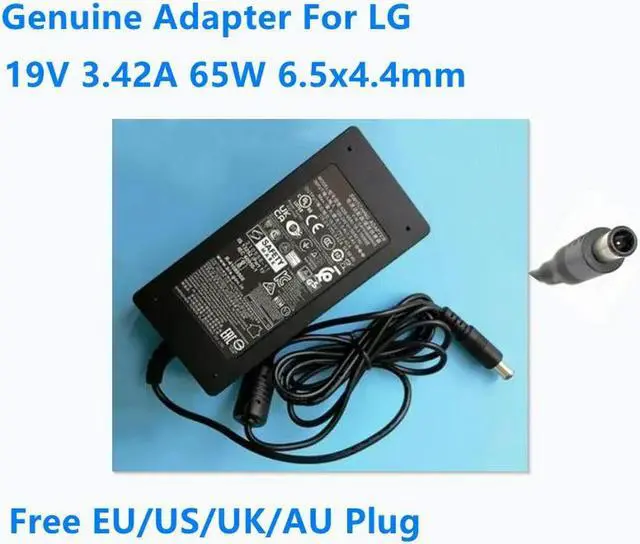 Main image of OIAGLH 19V 3.42A 65W ADS-65AI-19-3 19065E EAY65689605 PA-1650-68 Power Supply AC Adapter For R400 M2280D Monitor Charger